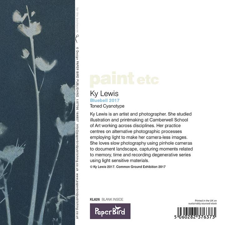 Paper Bird Publishing - Wholesale Everyday Greeting Card - Bluebell1