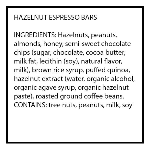 Yellowstone Foods - Wholesale Snack Bar - Hazelnut Quinoa & Espresso Bar2