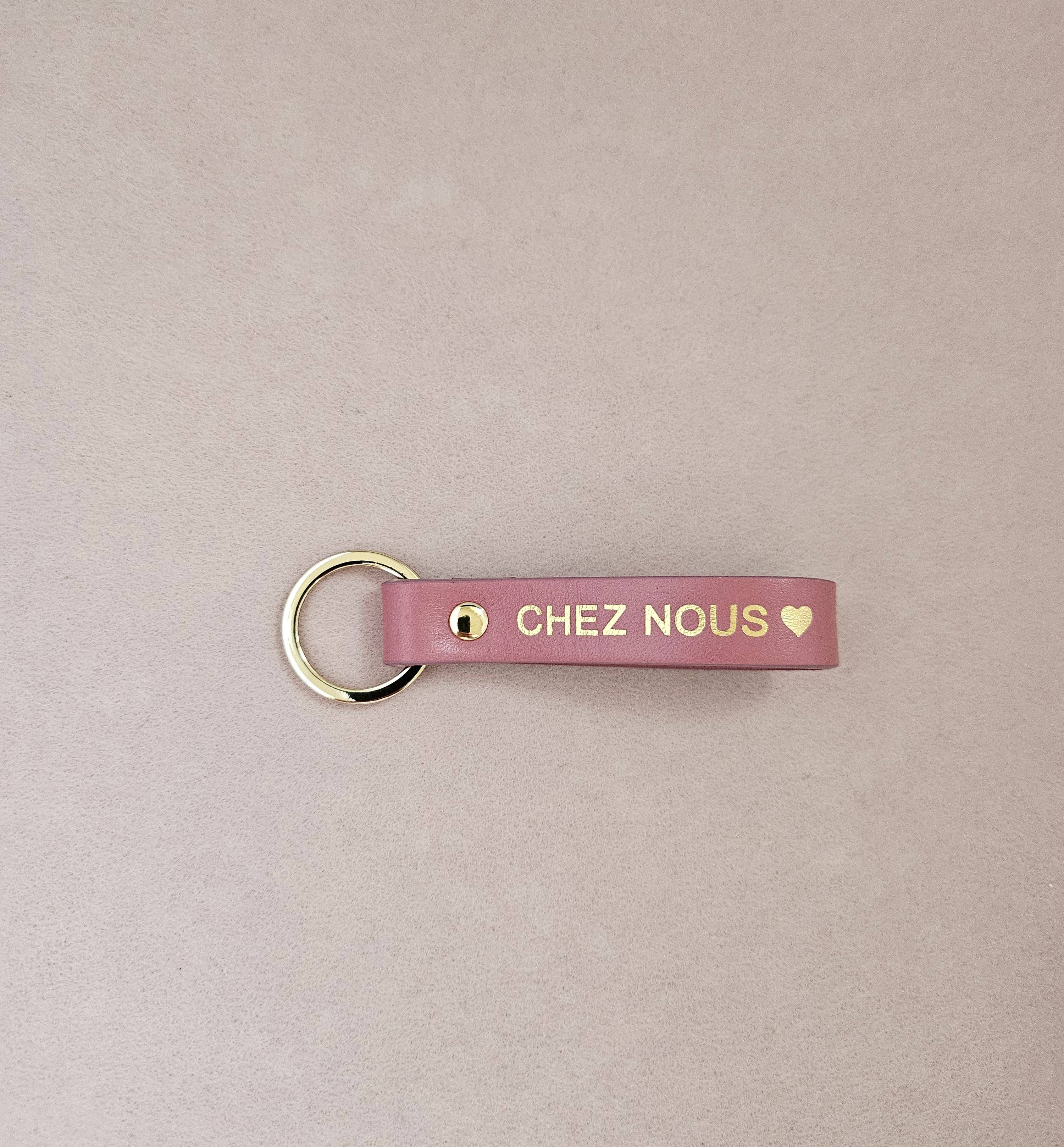 Royal marais - Wholesale Keychain - Unisex - sweet home leather keychain/chez nous5