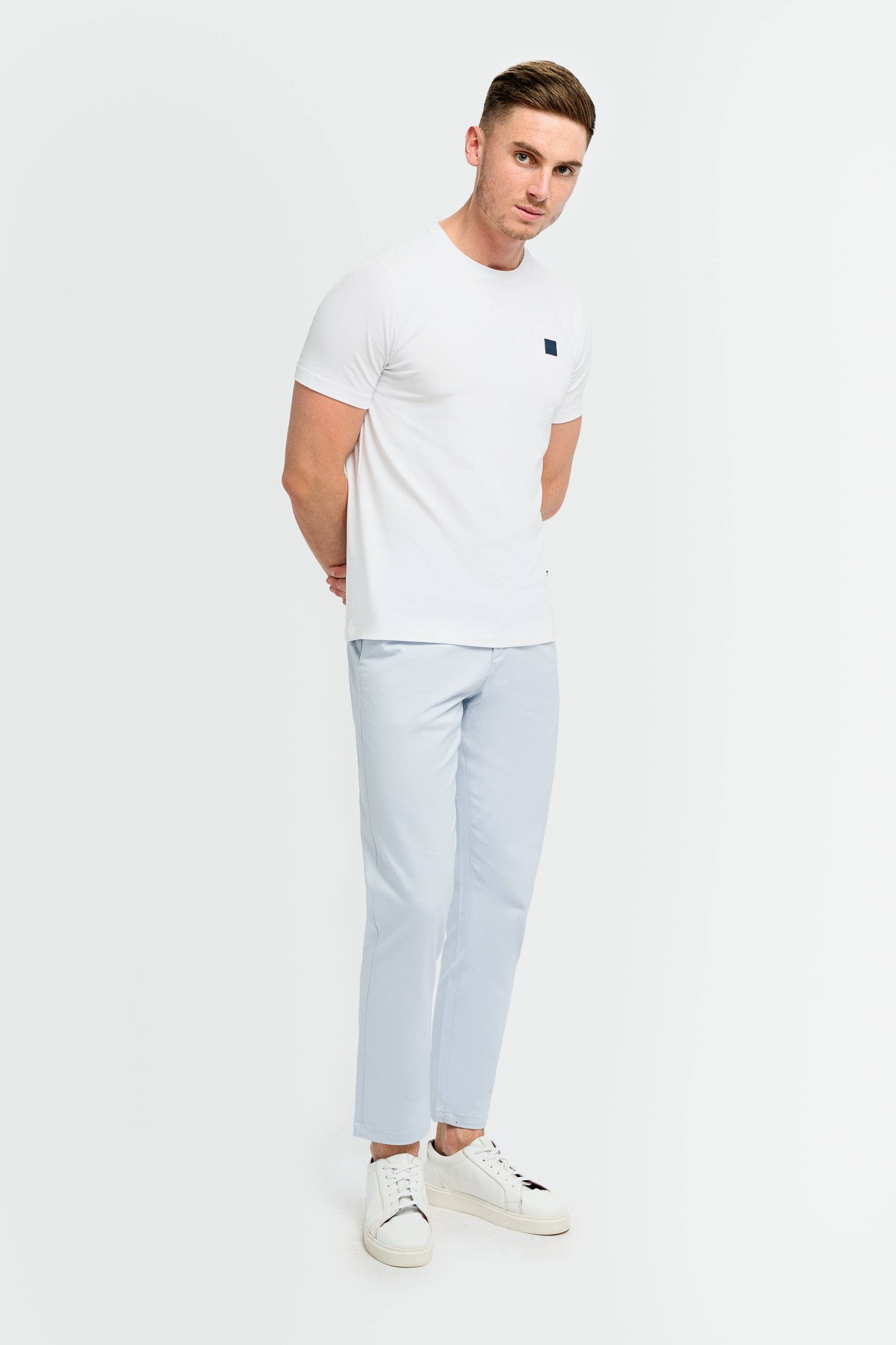 CASTLESON - Wholesale Pants - Men's - Chino trousers men Ice Blue - Cavani Dakota1