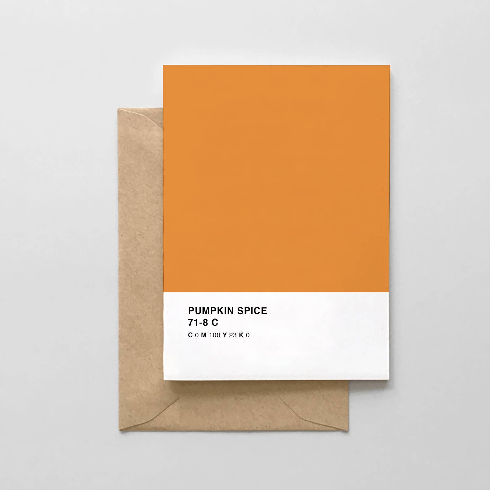 Spaghetti & Meatballs – wholesale Everyday greeting card – Pumpkin Spice Pantone
