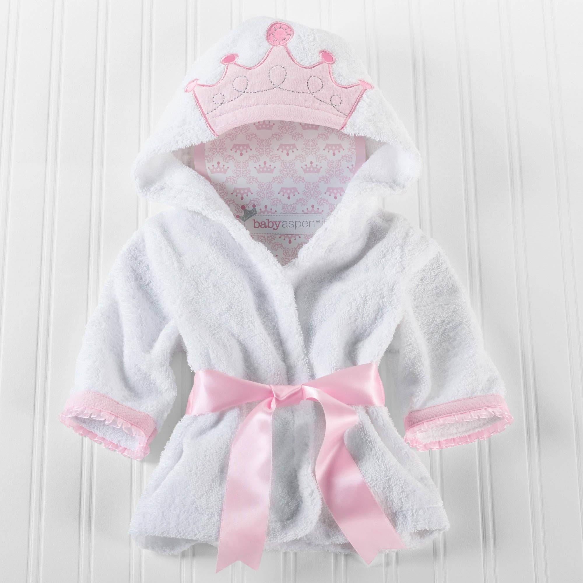 Baby Aspen – wholesale Robe – Kids – Little Princess Hooded Spa Robe (Personalization Available)4