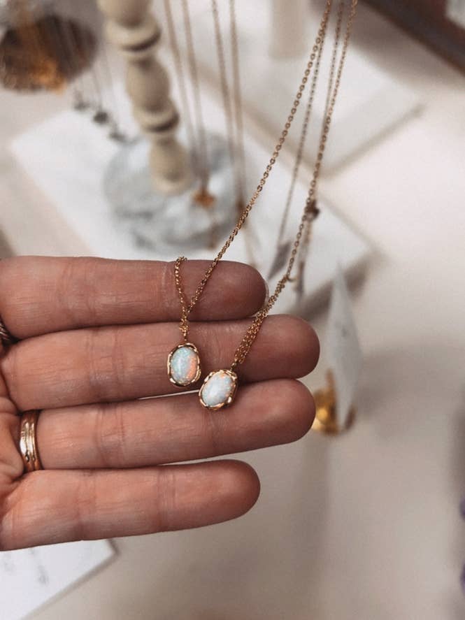 Opal Necklace for wholesale by November’s Eve Jewelry