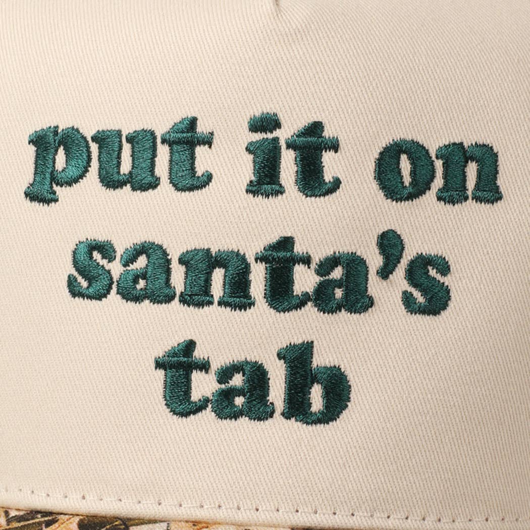 Fashion City - Wholesale Trucker Hat - Unisex - Put It On Santa's Tab Embroidery Two-Tone Hat13