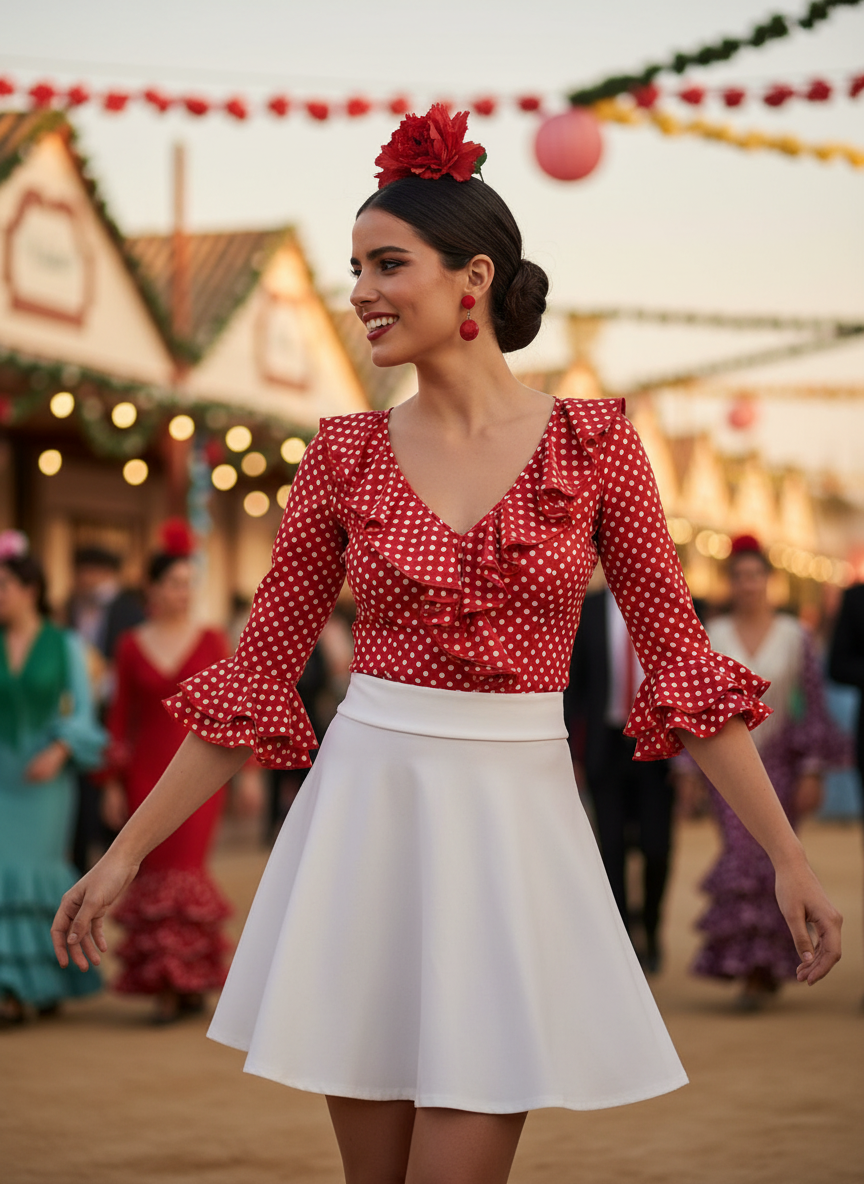 BLANCO WITTE SKATER ROK 1642 voor groothandel op Faire1