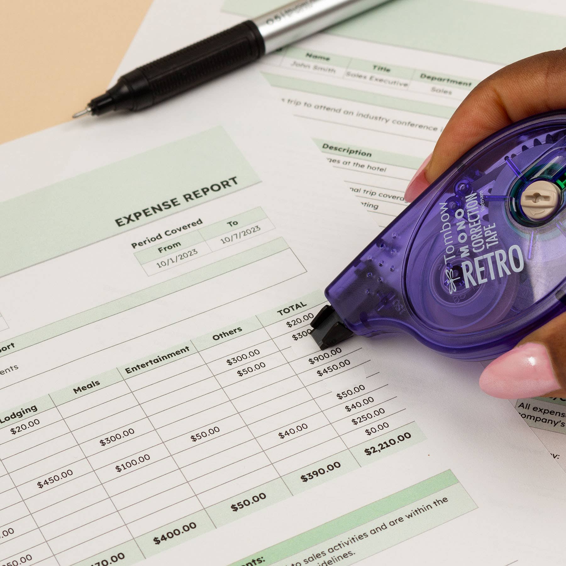 Tombow - Wholesale Tape - MONO Correction Tape, Retro, 10- Pack5