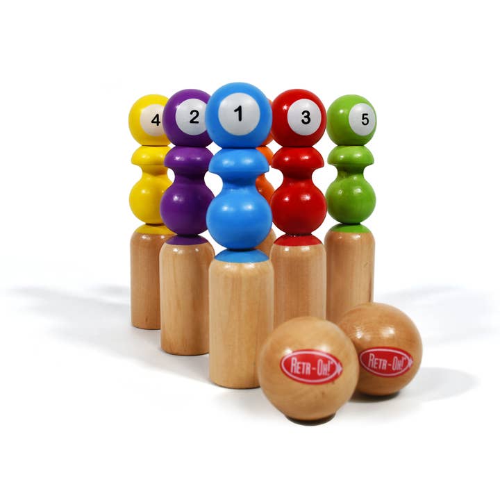 Retr-oh! - Wholesale Wood Toy - Kids - Wooden Bowling