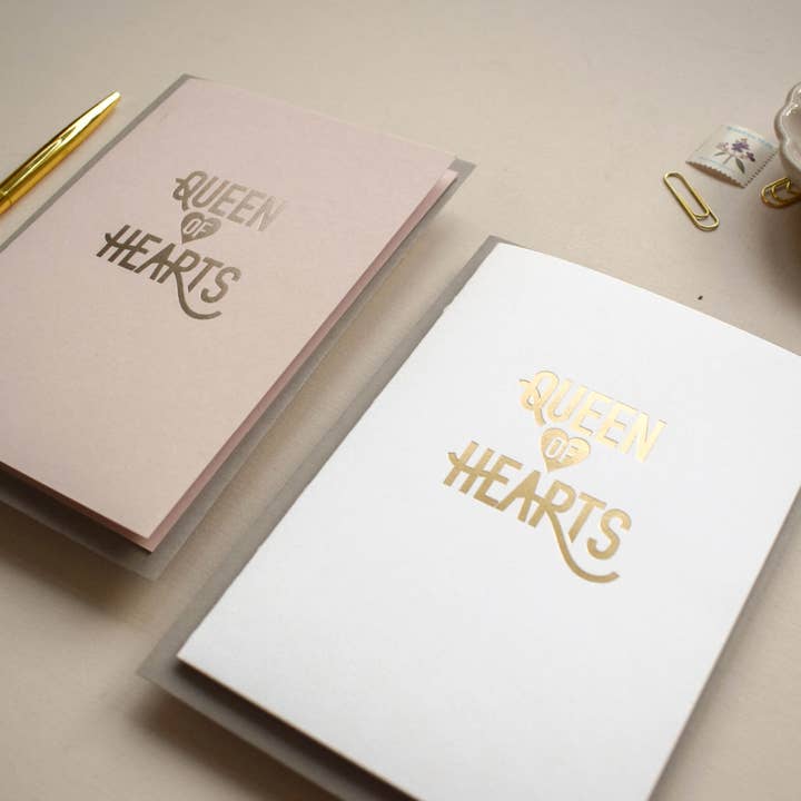 Queen of Hearts Card for wholesale by Jennifer Tune