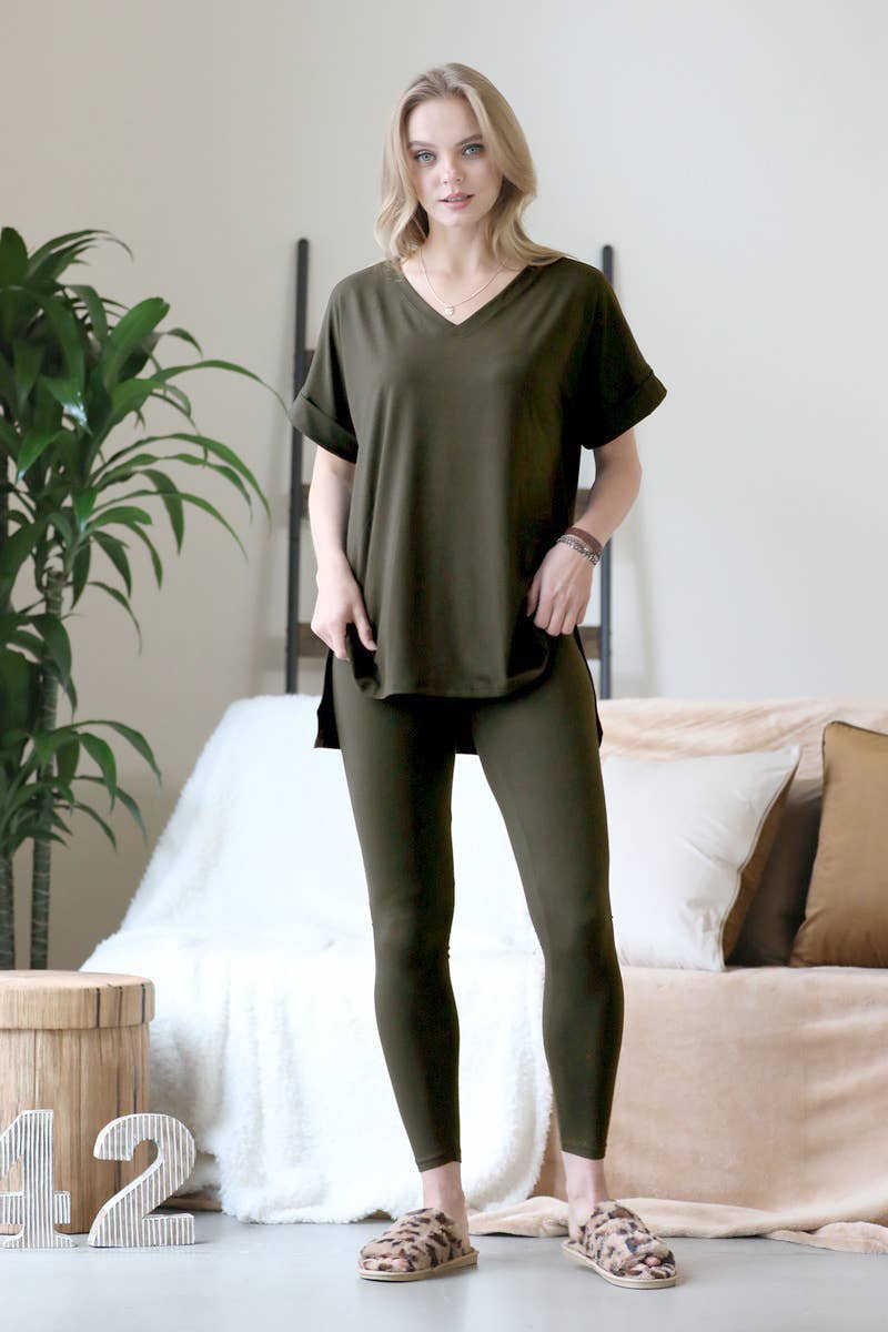 42POPS – wholesale Mjukisset – Dam – .Tunika & Leggings 2-delarsset1