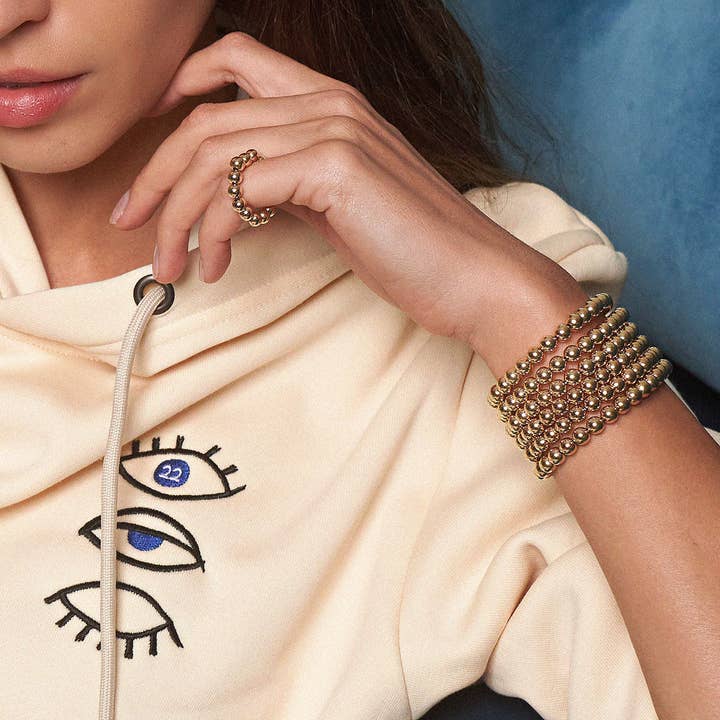 22 Jewelry - Wholesale Hoodie - Women's - SACHA SAND SWEATER BEIGE UNISEX1