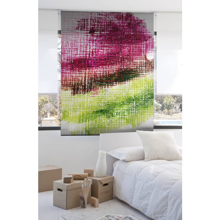 Translucent Roller Blind with Patterned Textures for wholesale on Faire