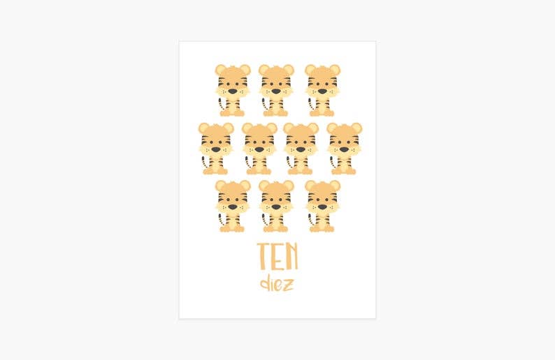 GoodnightFox – Großhandel Lernkarten – Kind & Baby – Karteikarten zählen5