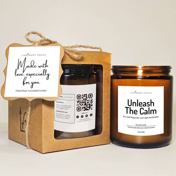 Stress Relief Escape Candle for Home Spa Tension Ease for wholesale by Luminary Focus