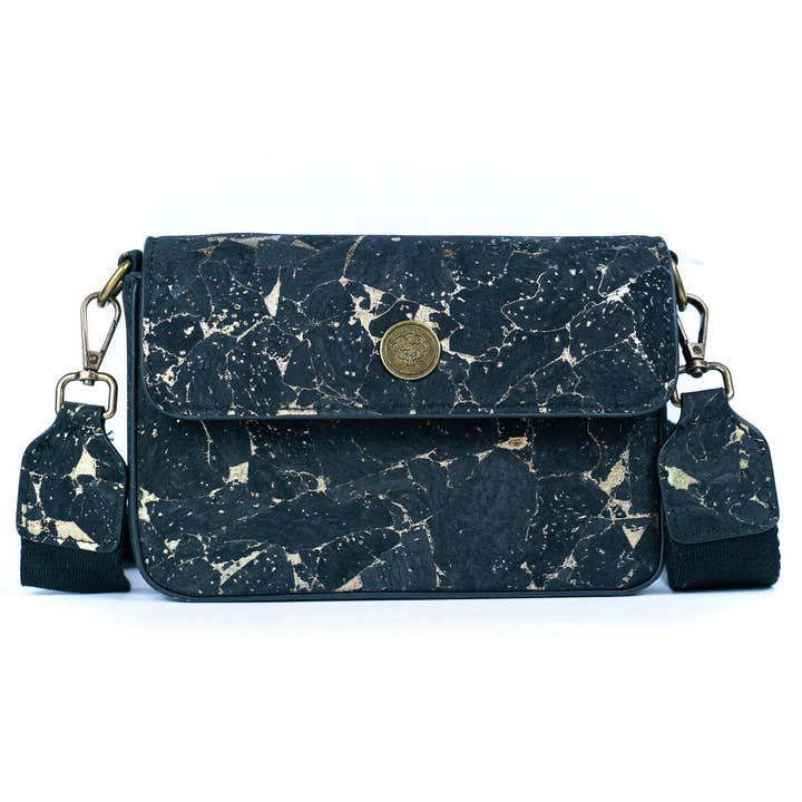 Meninas Bonitas Cork - Wholesale Crossbody Bag - Women's - Natural Cork Structured Crossbody Bag for Women BDCS-BAG-23102