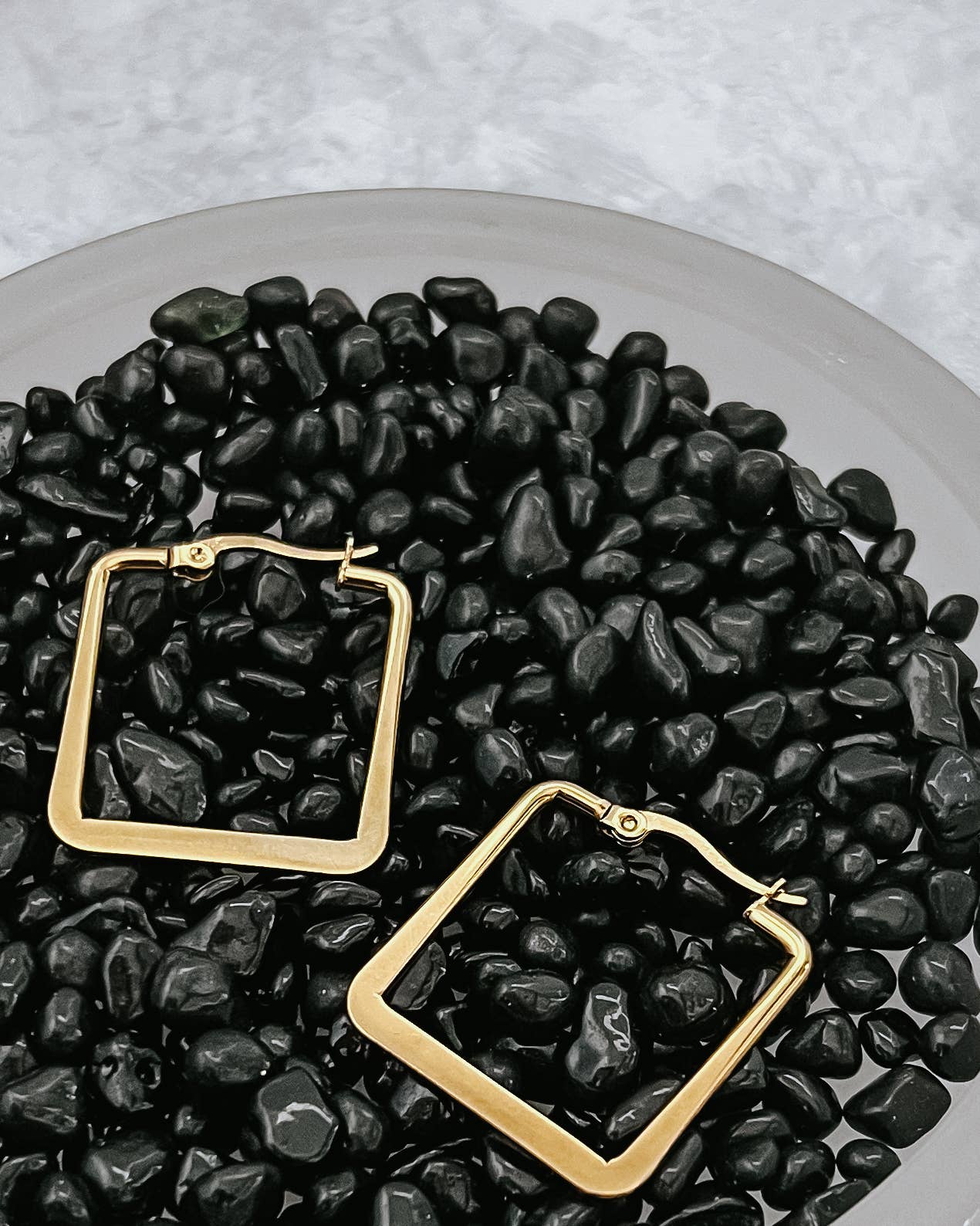 BELJOY - Wholesale Hoop Earrings - Eudora Square Hoop Earrings3