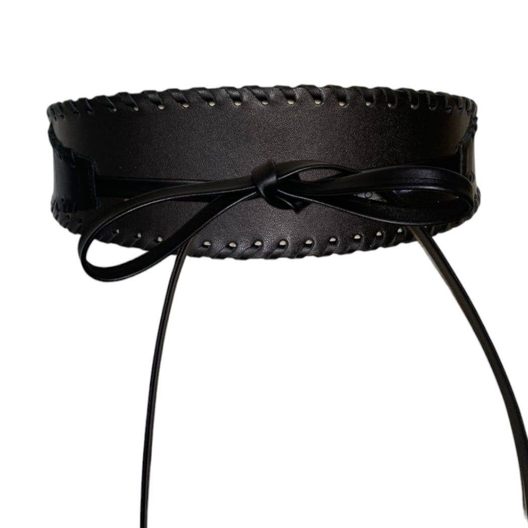 ADA Collection Belts – wholesale Belt – Women's – Chloe Wrap Belt - Black - OS	2