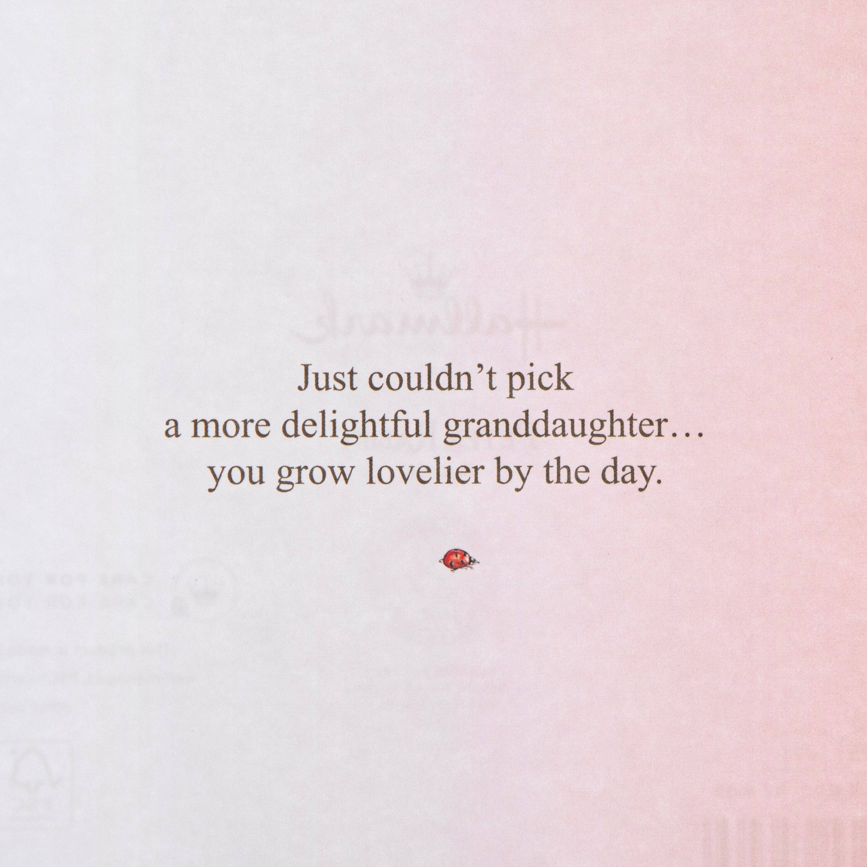 Hallmark – wholesale Birthday card – Birthday Card for Granddaughter - Peter Rabbit Design2