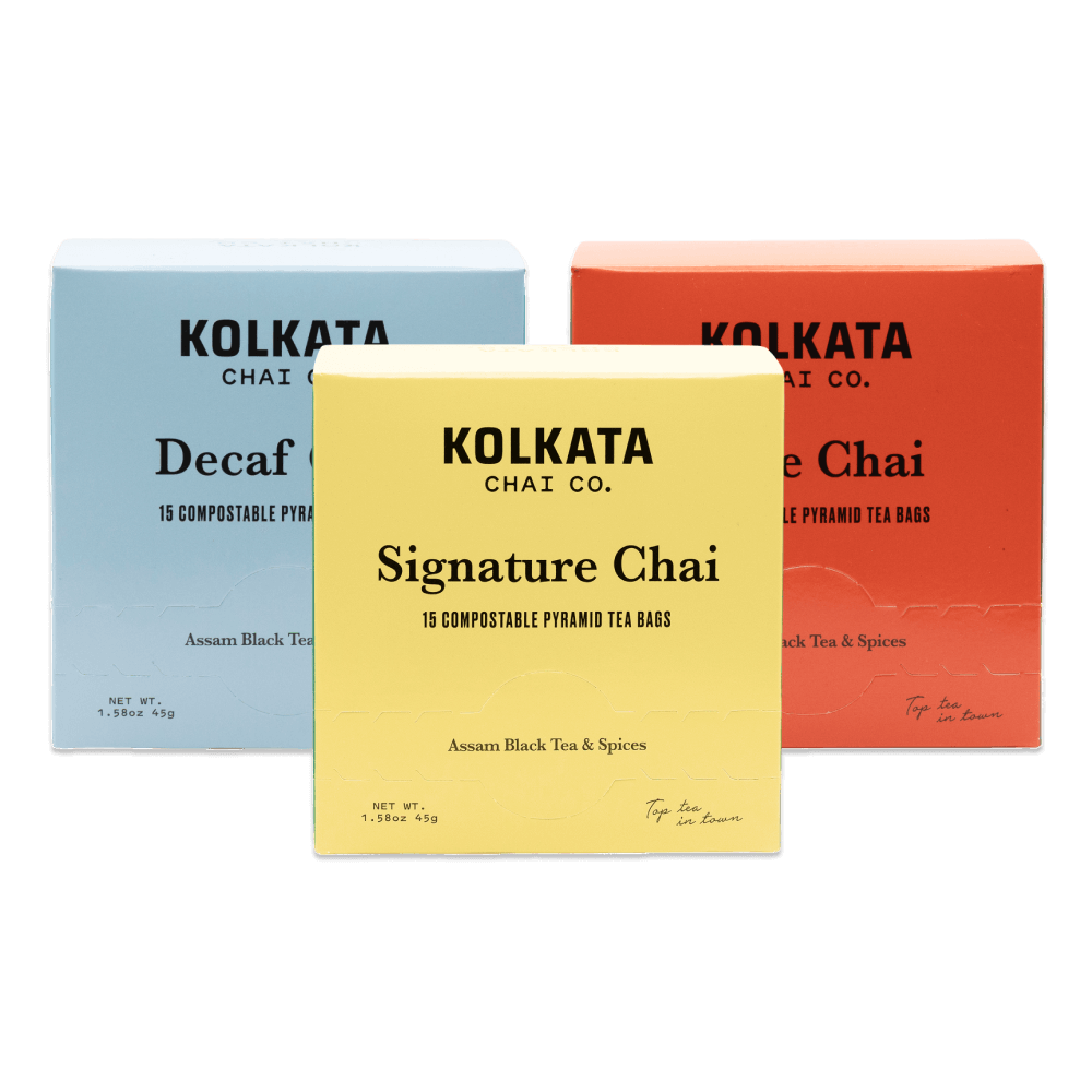 KOLKATA CHAI CO - Wholesale Tea Bags - Masala Chai Tea Bags [Case of 6]3