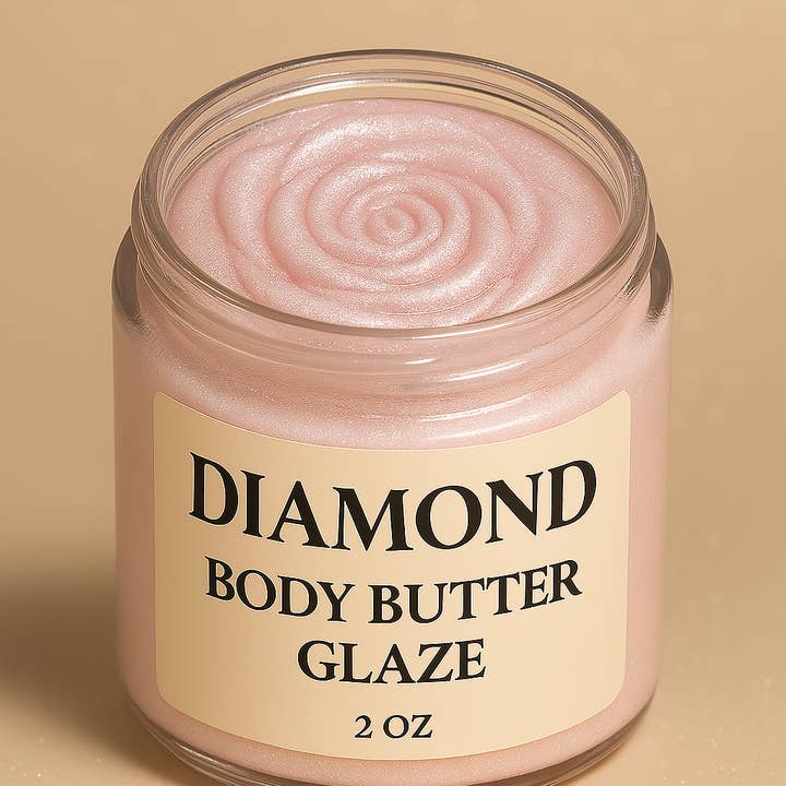 Premium Rose Diamond Body Butter Glaze voor wholesale door Beautique Goals