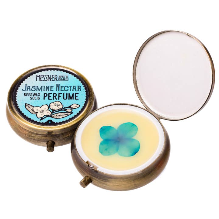 Solid Perfume - Jasmine Nectar - Handmade with Beeswax for wholesale by Messner Bee Farm