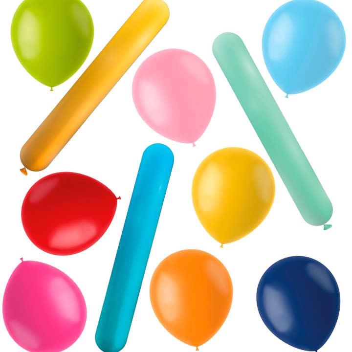 Folat BV - Wholesale Balloon - Latex Balloons - Shape - Stripetastic - Assorti - 25 stuks0