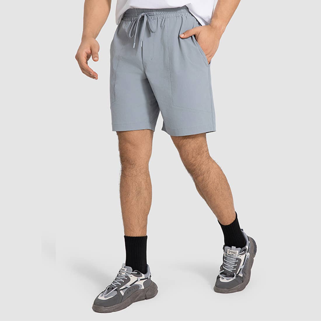 Sodalemon - Wholesale Athletic Shorts - Men's - Men Summer Casual Loose Breathable Running Fitness Shorts11