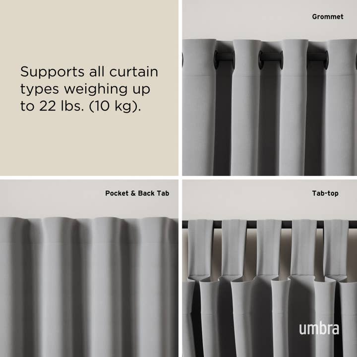 Umbra - Wholesale Curtain Rod - Ringlet Curtain Rod5
