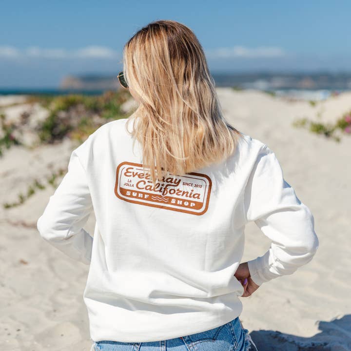 Everyday California - Wholesale Sweatshirt - Unisex - Surf Shop Crewneck - Everyday California Graphic Logo Crew