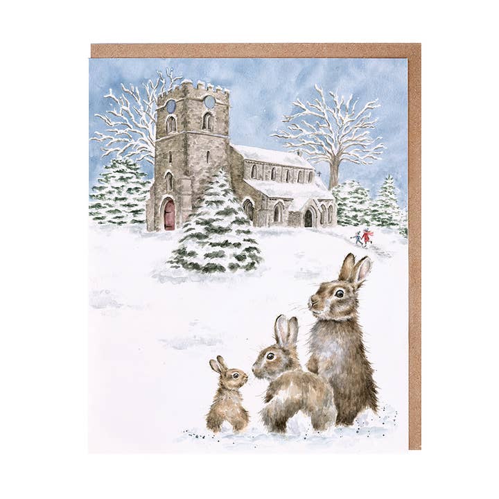 Wrendale Designs - Wholesale Stationery/Notecard Set - Silent night Notecard Pack2