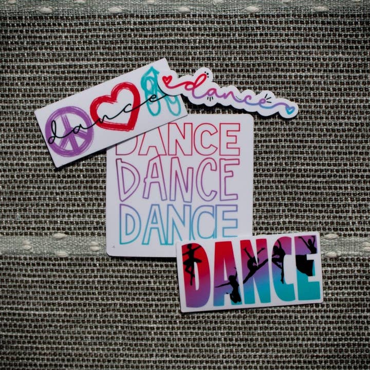 Dance Sticker Pack • Waterproof Stickers • Sticker Pack • Vinyl Sticker • Gifts for Her • Magnets for wholesale by Stick With It Design Co