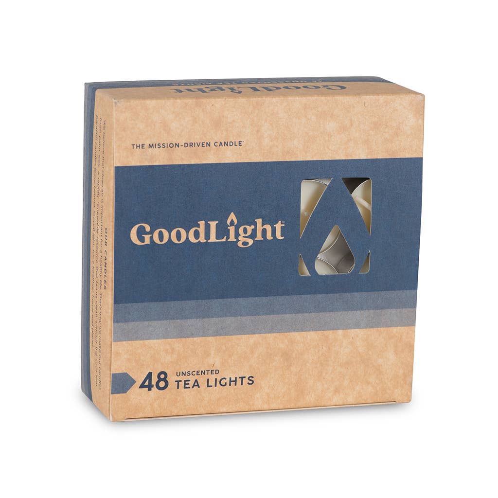 GoodLight Natural Candles - Wholesale Tea Light Candles - Unscented Tea Light Candles | 48-Count Box3