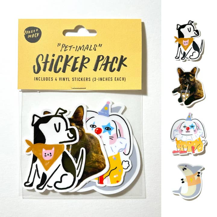 Kæle-dyr - Klistermærkesæt for engroshandel hos Zander Mack