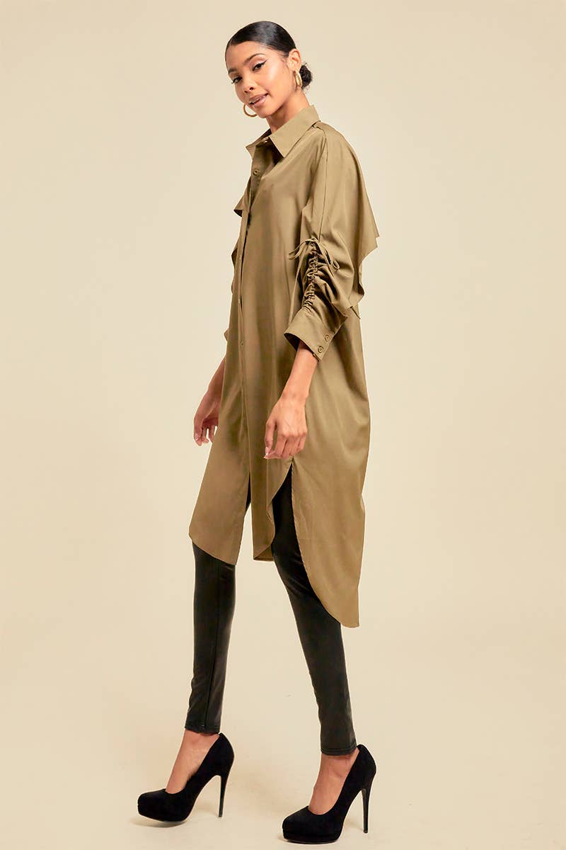 QMP Moda – Großhandel Kleid – Damen – ASYMMETRISCHES HEMDKLEID19