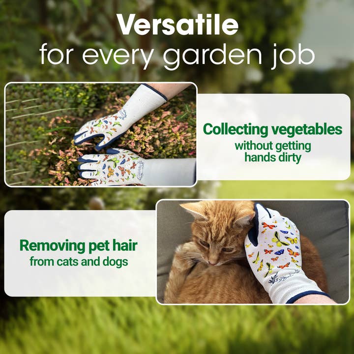 FunJobs Garden Gloves - Wholesale Garden Gloves - FunJobs Long Butterfly Gardening Gloves5