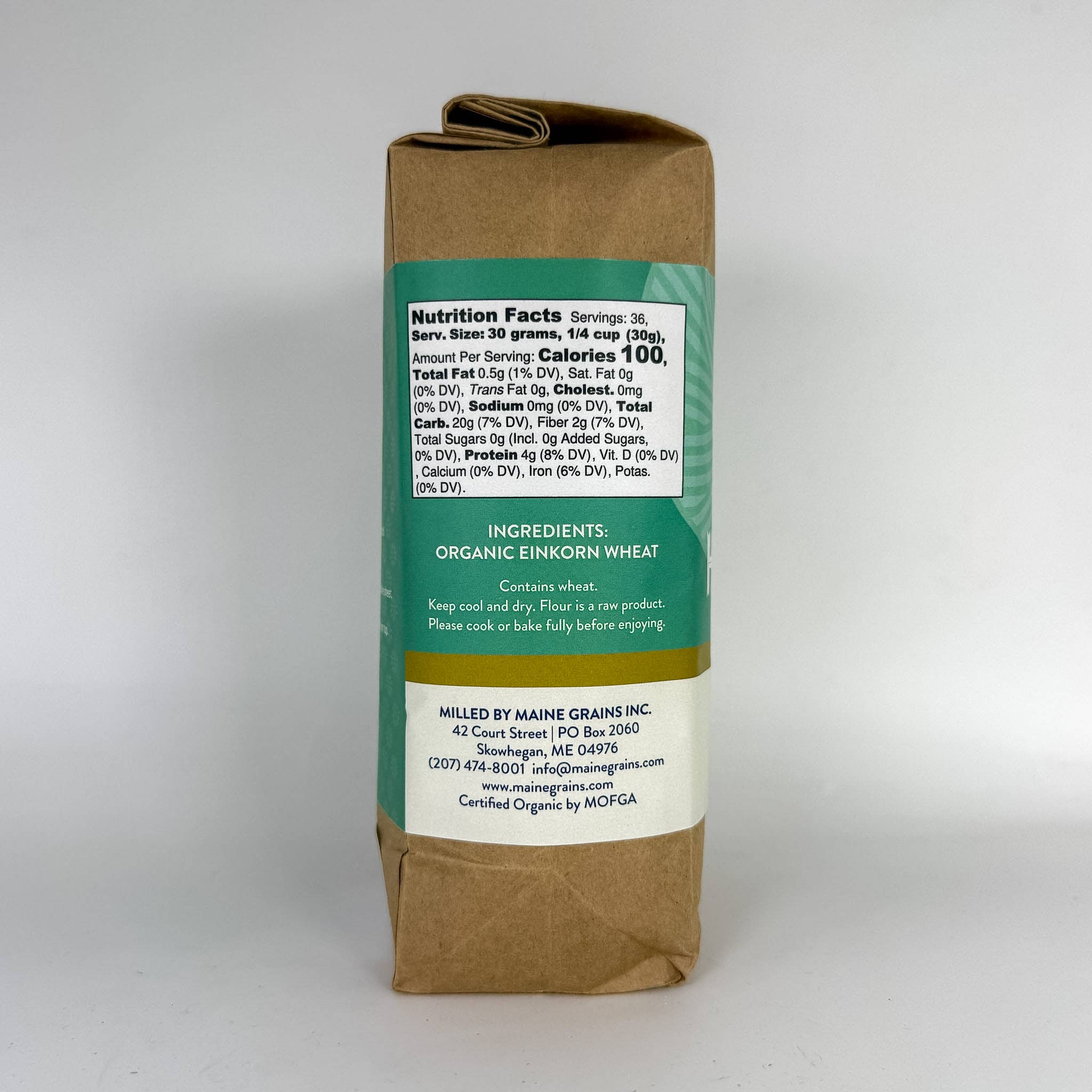 Maine Grains - Wholesale Flour - Organic Einkorn Flour / 6x2.4#3