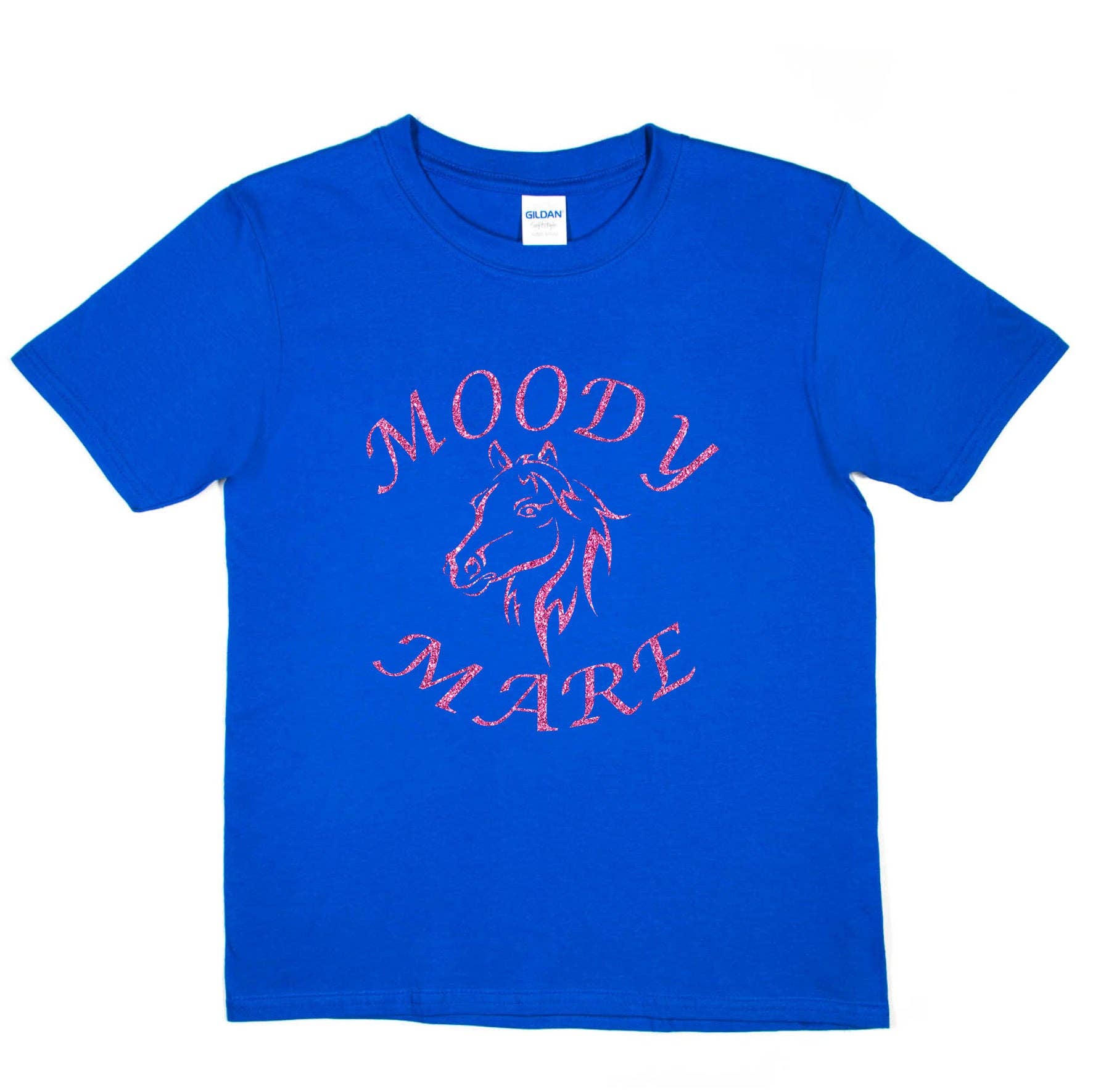 Print4U – wholesale Screen-printed t-shirt – Kids – Moody Mare Horse Riding Pony Riding Girls T-Shirt7