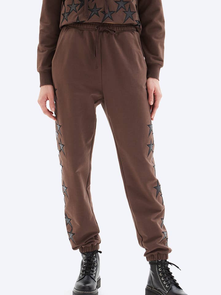 STAR PATCHES - P.E Sweatpants for wholesale by CHRLDR