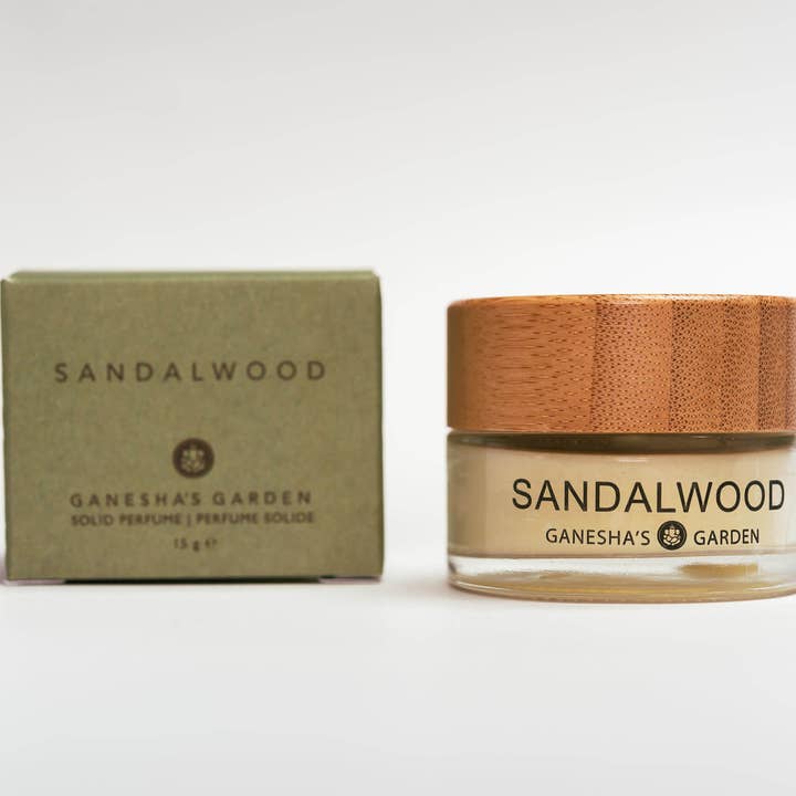 Between Heaven & Earth Mfg. - Wholesale Solid Perfume - Ganesha's Garden Sandalwood Solid Perfume1