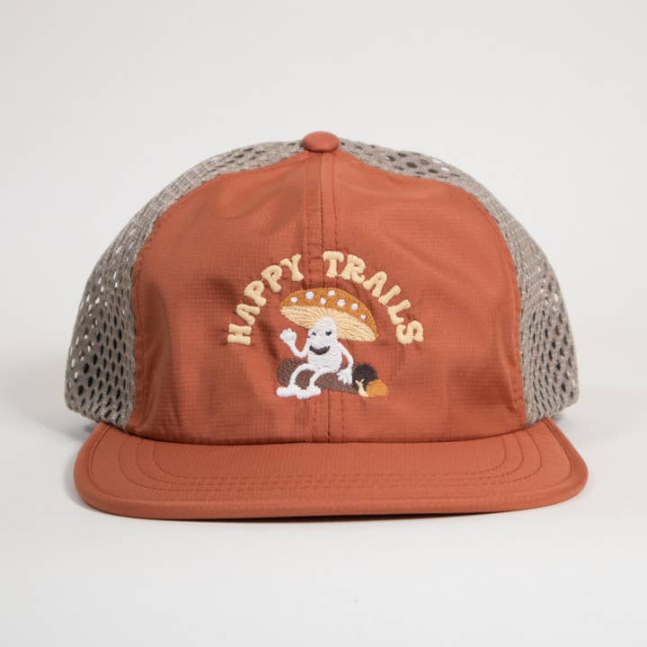 Crewel and Unusual - Wholesale Baseball Cap - Unisex - Happy Trails Meshback Hat0