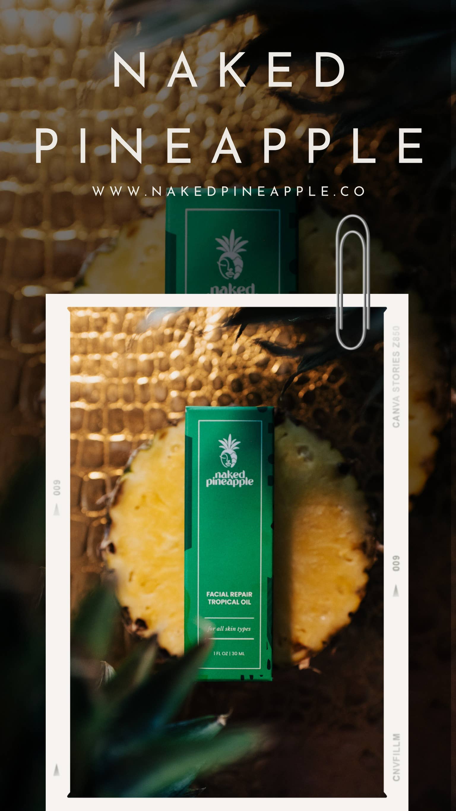 Naked Pineapple – wholesale Facial oil – FACIAL REPAIR TROPICAL OIL1