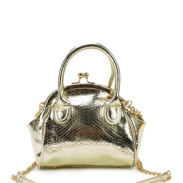 HJS - Vente Sac porté épaule – femme - Sac bandoulière « MARIPOSA » petit format avec imprimé serpent18