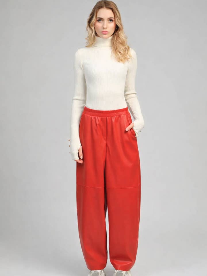 PASKALINA pants chili for wholesale by An'ge