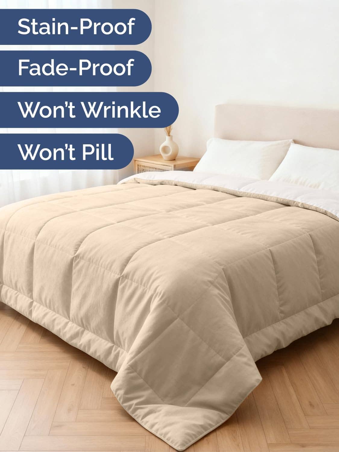 CGK Unlimited - Wholesale Down Comforter - Premium Down Alternative Comforter - All Season & Oversized6