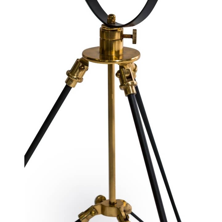 McGowan & Rutherford Ltd – wholesale Accent/desk lamp – Black and Brass Large Tripod Table Lamp2