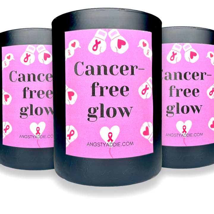 Breast Cancer Survivor Sampler Pack- 6 full size candles for wholesale by Angsty Addie