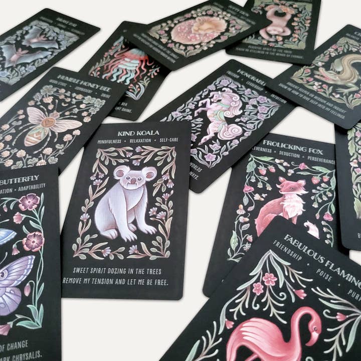 Faina Lorah - Wholesale Tarot Cards - IMPERFECT - Wild Whiskers Oracle Deck - Spirit Animal Cards