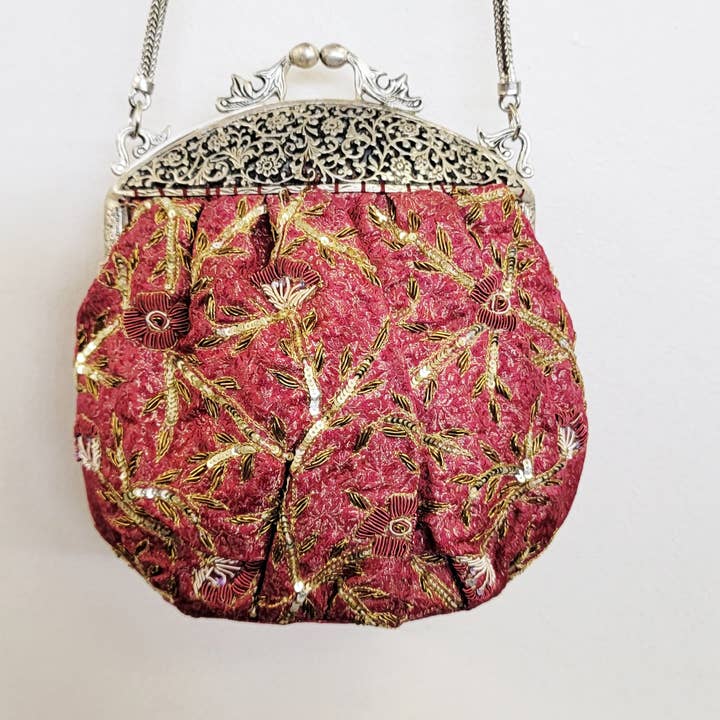 Ricki designs - Wholesale Crossbody Bag - Women's - VINTAGE BROCADE BAG