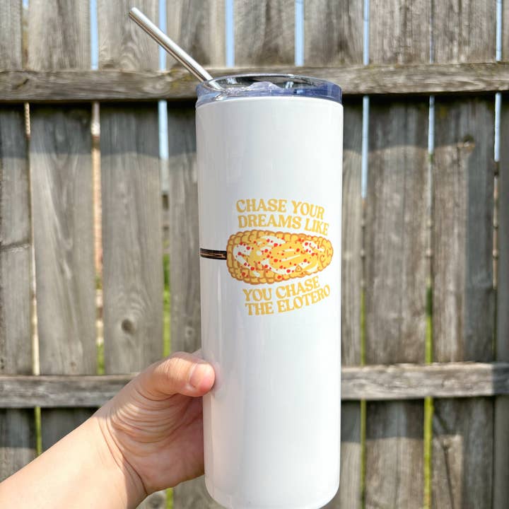 Chase Your Dreams Tumbler for wholesale by Werk Mija