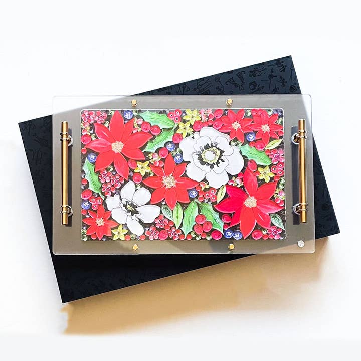LO in LONDON® - Wholesale Decorative Tray - THE HOLIDAY BLOOMS OBSESSION TRAY5