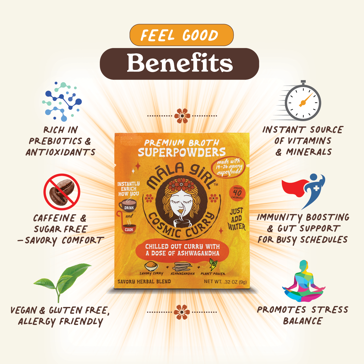 māla girl - Wholesale Broth - Superfood Broth Powder + Instant Soup Base w/ Ashwagandha5